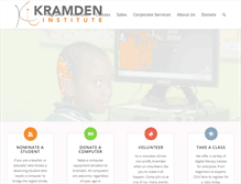 Tablet Screenshot of kramden.org